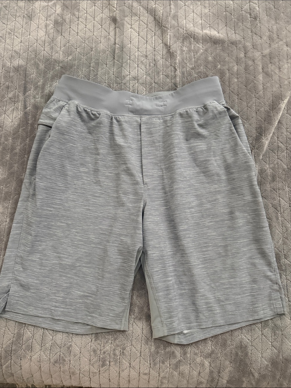 lululemon athletica Light Gray Heather Men's Athletic Shorts